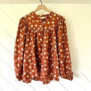 The Great Shepherd silk blouse- Size 2